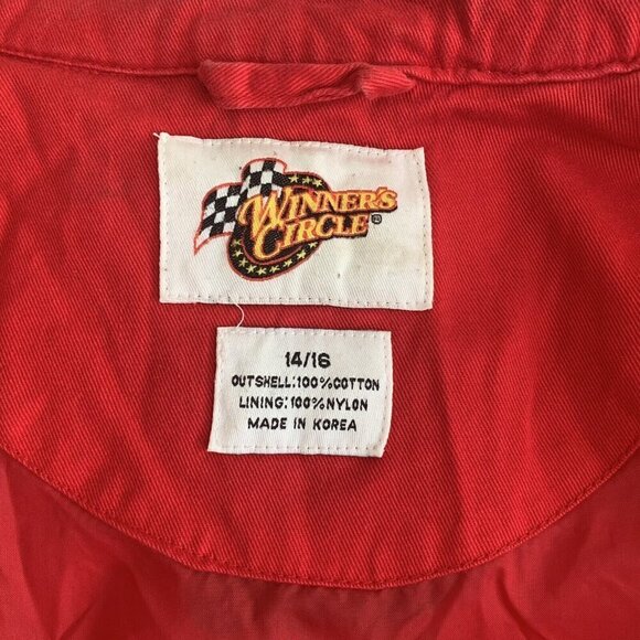 Winners Circle Dale Earnhardt Jr #8 Racing Jacket Embroidered Boys Size 14/16 - Picture 6 of 16